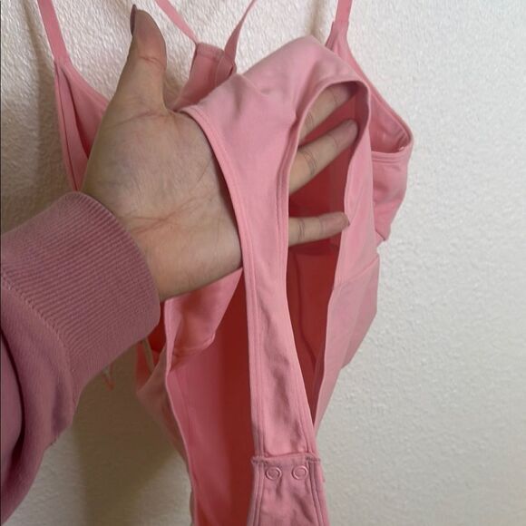 Colsie Pink Bodysuit- Size large - Picture 6 of 7